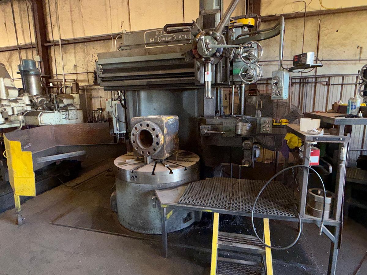 Used BULLARD 54” CUT MASTER VERTICAL TURRET LATHE (VTL)