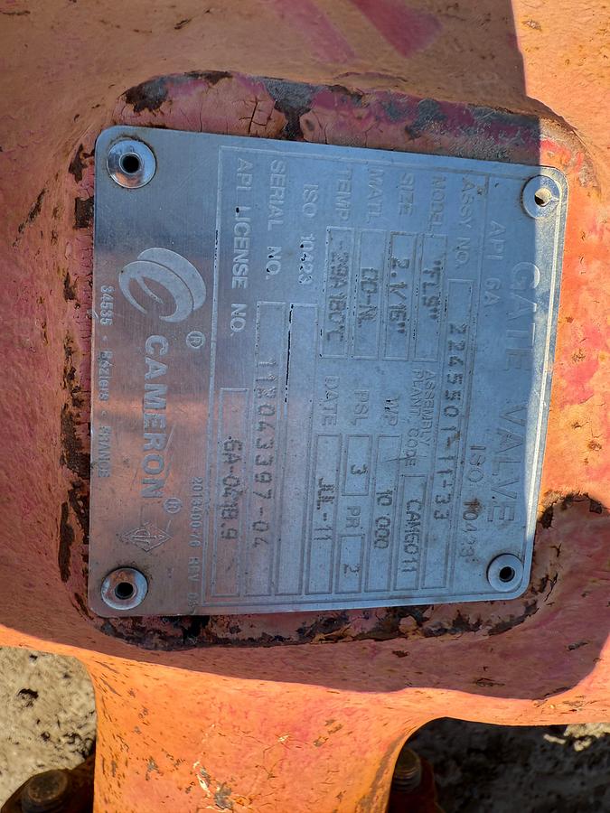 Used 7-1/16” 10M MUD CROSS W/ (4) 2-1/16” 10K WP GATE VALVES