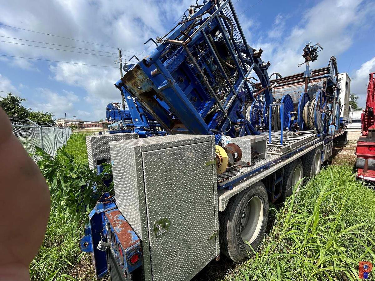 Used LEADER ENERGY COILED TUBING UNIT ON TRI AXLE TRAILER