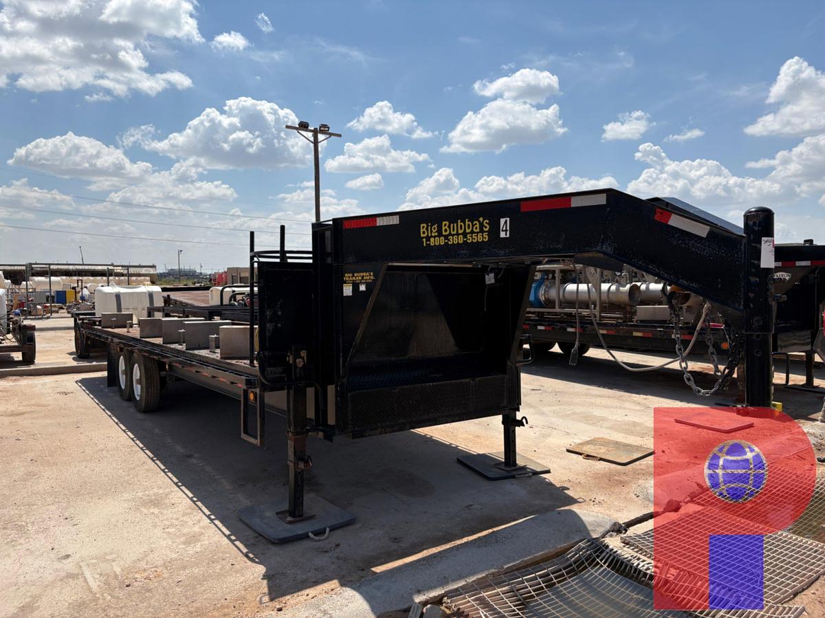 Used 2020 BIG BUBBA'S TRAILERS 24’ X 8’ T/A GOOSENECK TRAILER