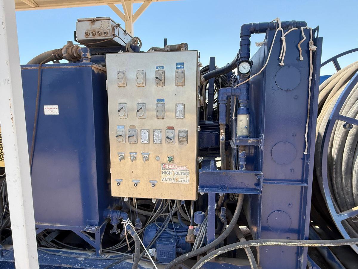 Used CATERPILLAR C32 ACERT 1200-HP HYDRAULIC POWER UNIT F/ CANRIG TOP DRIVE SKIDDED