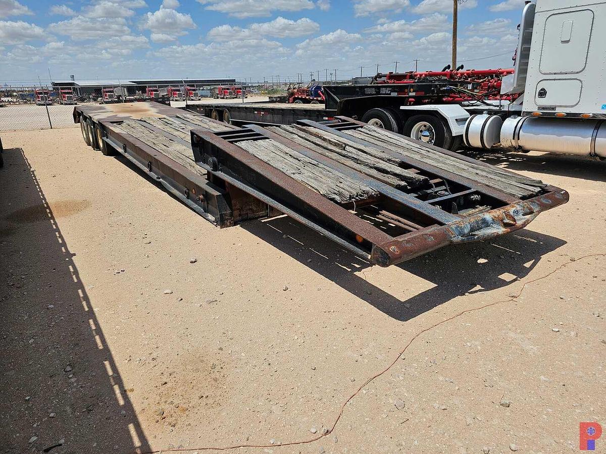 Used 1981 AMC LB-50-3-FG 46’ X 8’ 3-AXLE SCISSORNECK TRAILER