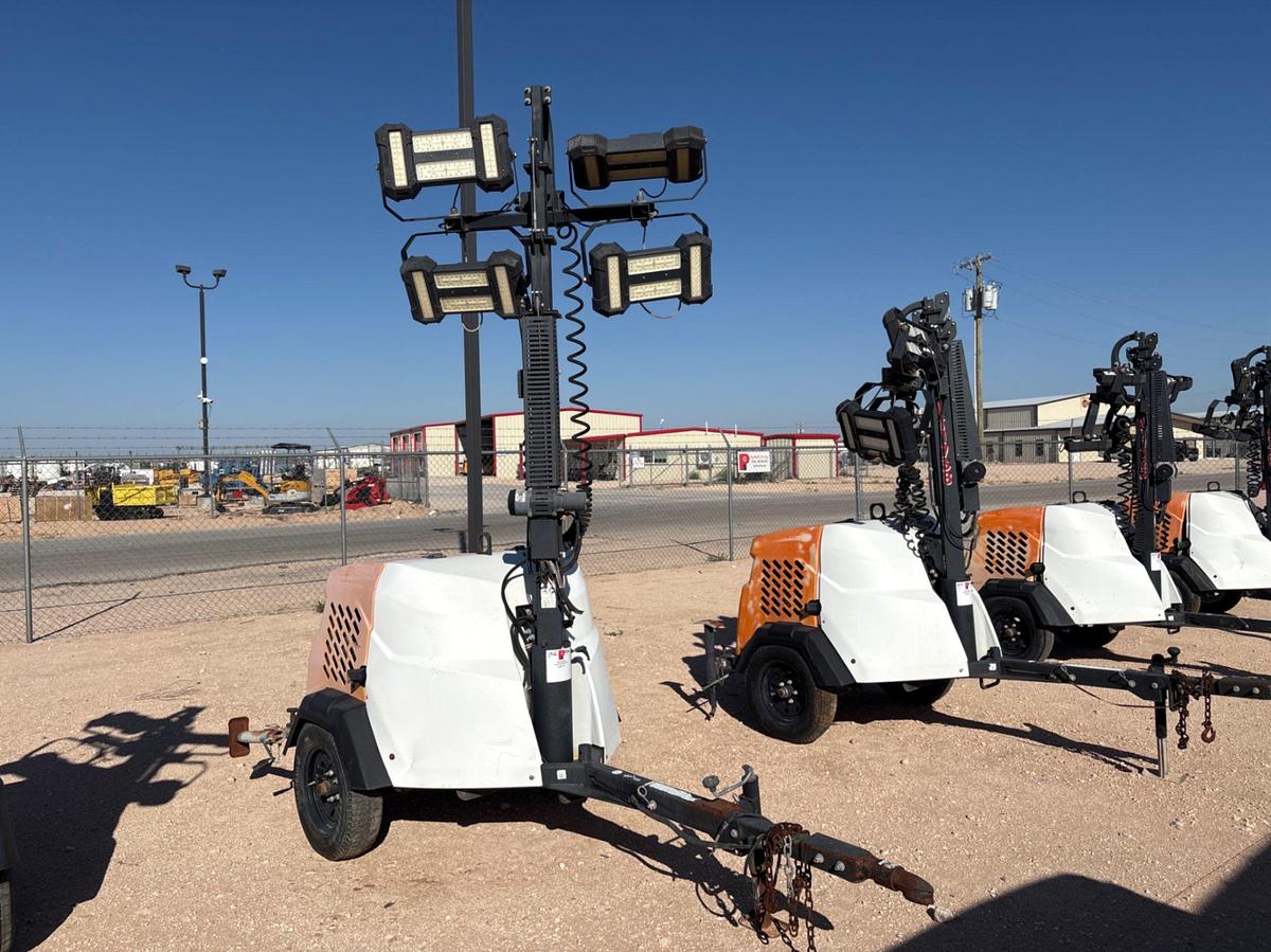 Used 2017 GENERAC MOBILE PRODUCTS MLT6SMDS 6KW S/A BUMPER PULL LIGHT TOWER