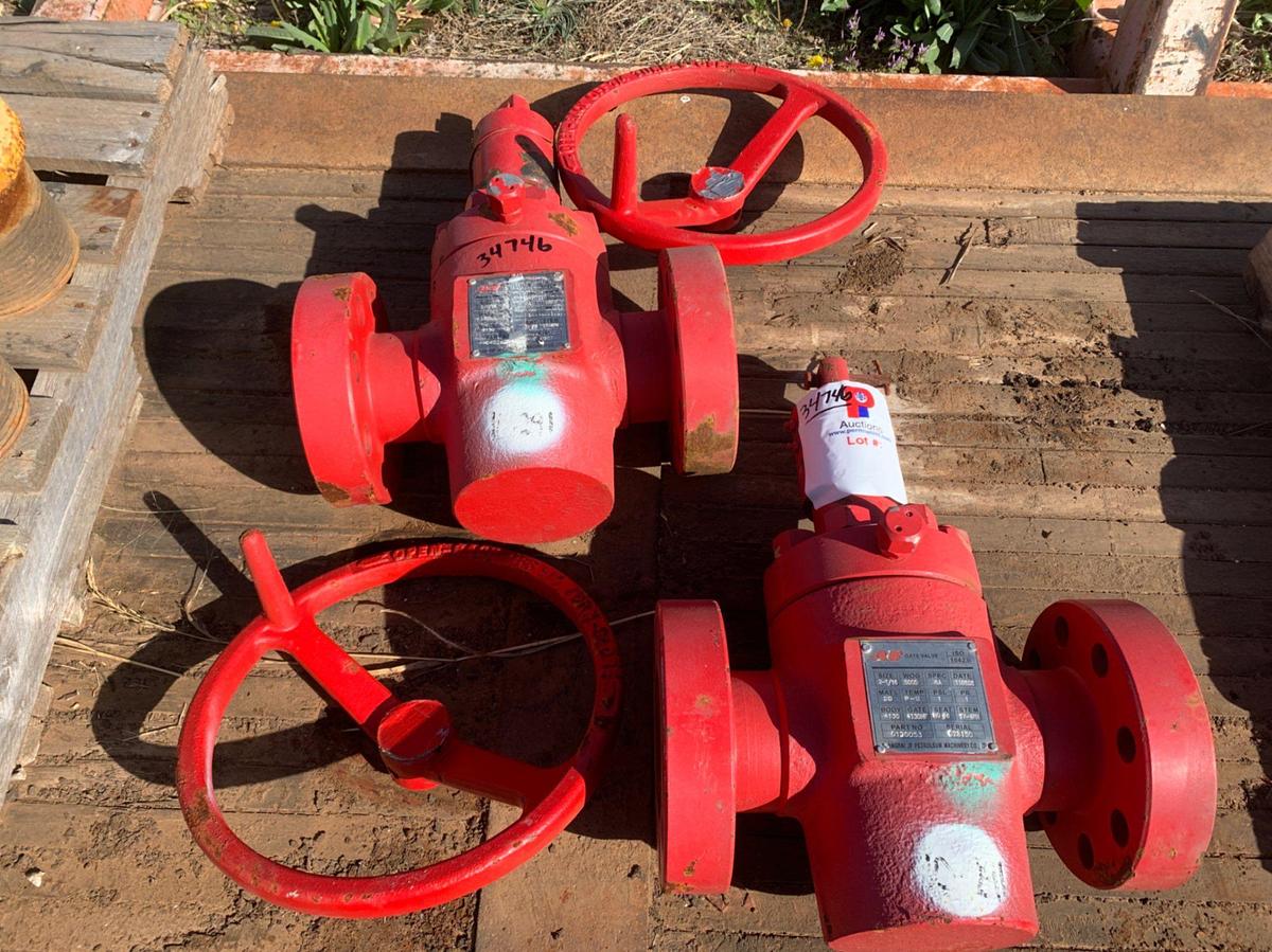 Used (2) JF 2- 1/16 Gate Valves w/ 4130 Body