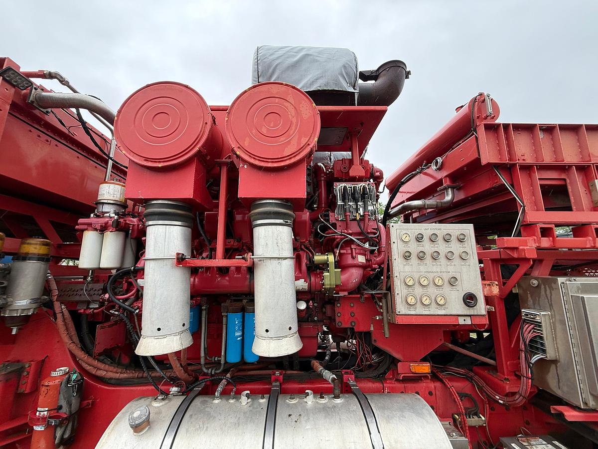 Used 2014 MTU 12V4000 2250-HP W/ ALLISON TRANS. (NO PUMP) MTD ON 3-AXLE FRAC PUMP TRAILER