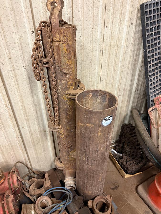 Used 2-3/8” MUD BUCKET & 8” PIPE