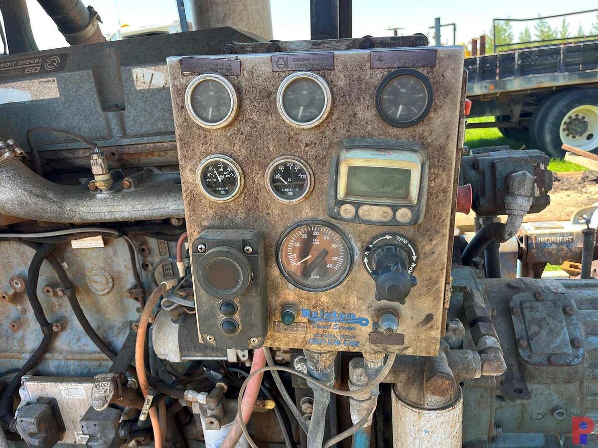 Used JWS-340 5K TRIPLEX WELL SERVICE PUMP P/B DETROIT SERIES 60 ALLISON HT750
