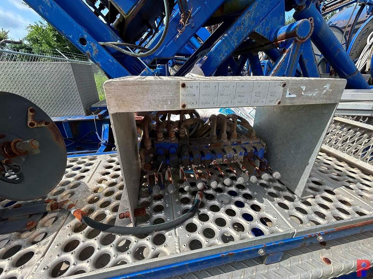 Used 1995 LEADER ENERGY COILED TUBING UNIT ON TRI AXLE TRAILER