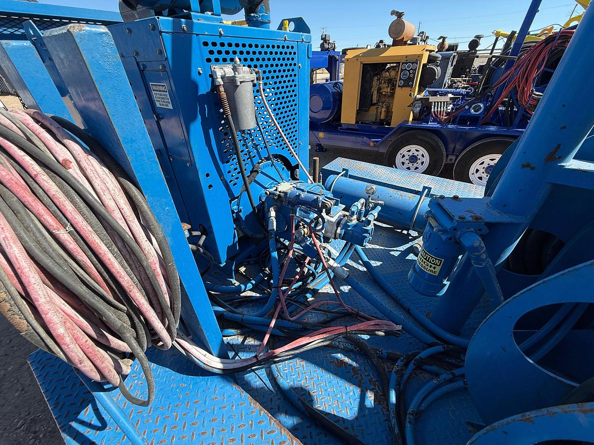 Used 2011 BOWEN S2.5 85-TON POWER SWIVEL MTD ON 2011 PRECISION PUMP T/A GOOSENECK TRAILER