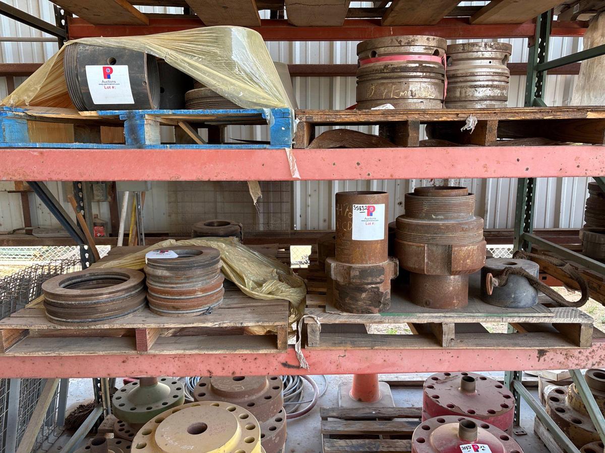 Used (2 pallets) of assorted casing hangers, c21 slips & h-plates