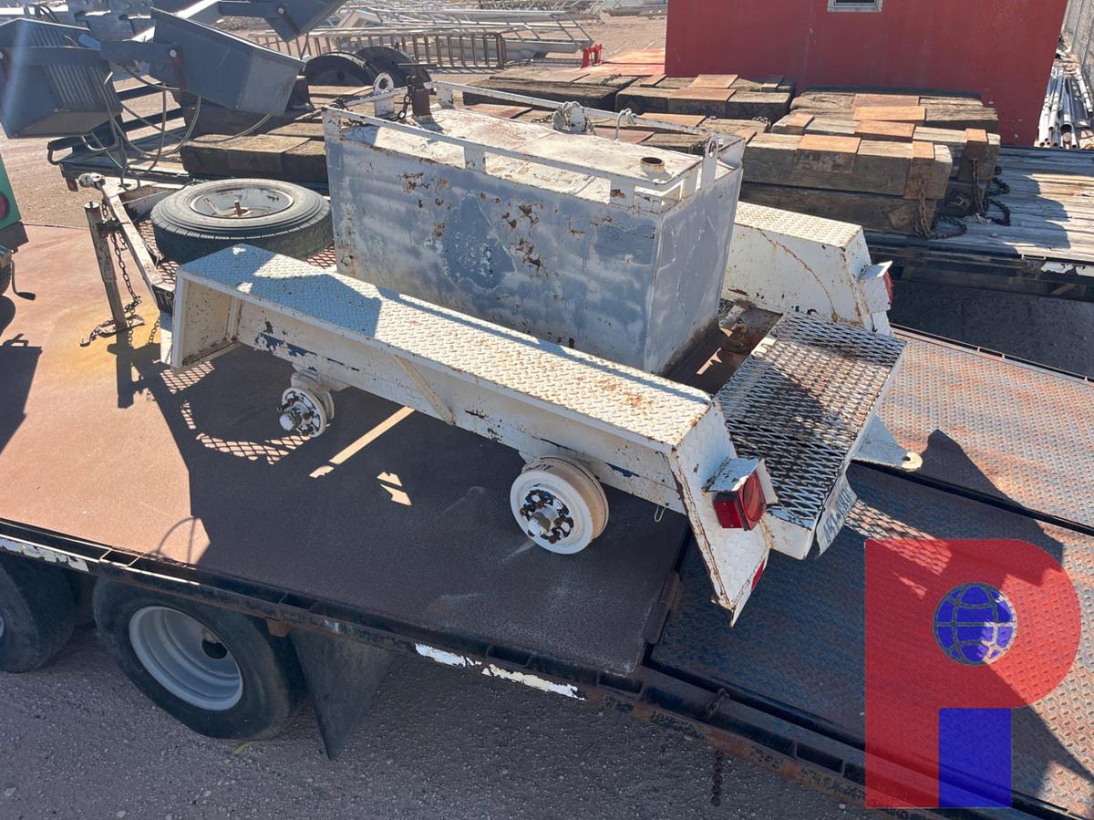 Used (2) SHOPBUILT BUMPER PULL FUEL TRAILERS