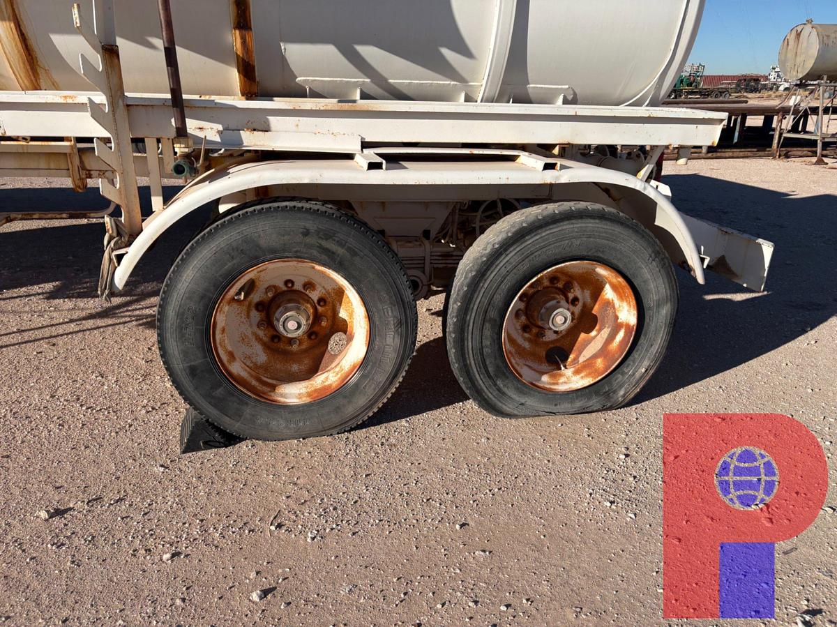 Used 130BBL 2-COMPARTMENT T/A FLUID HAUL TRAILER