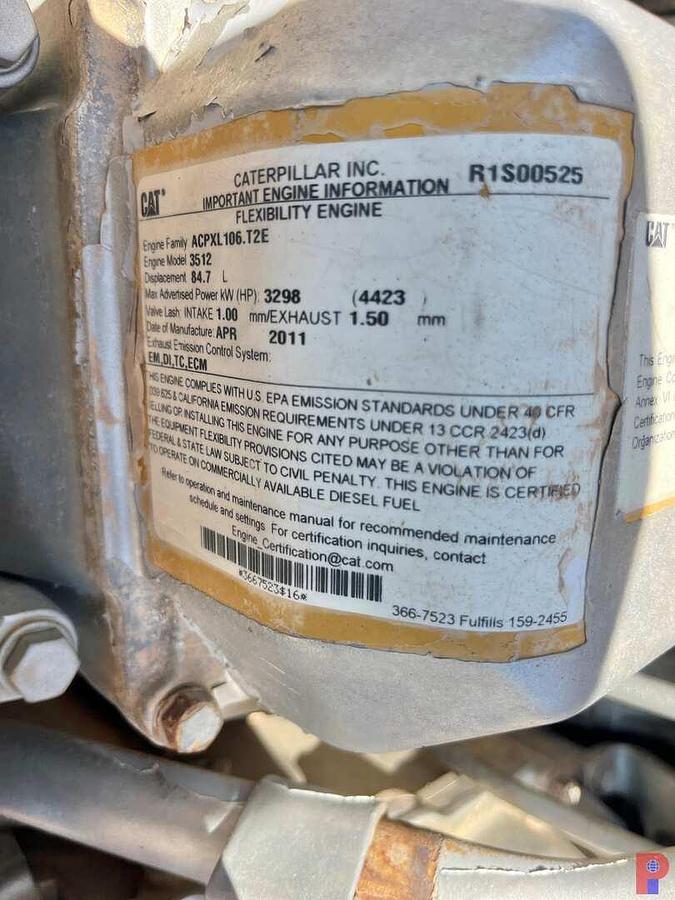 Used 2011 SERVA 3-AXLE TRAILER MOUNTED FRAC PUMP