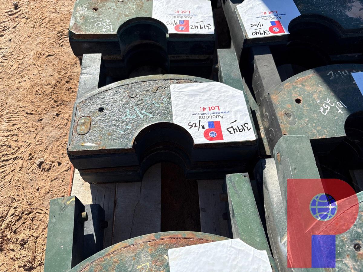 Used (2) 12”W X 3-1/2”DIA BOP PIPE RAMS