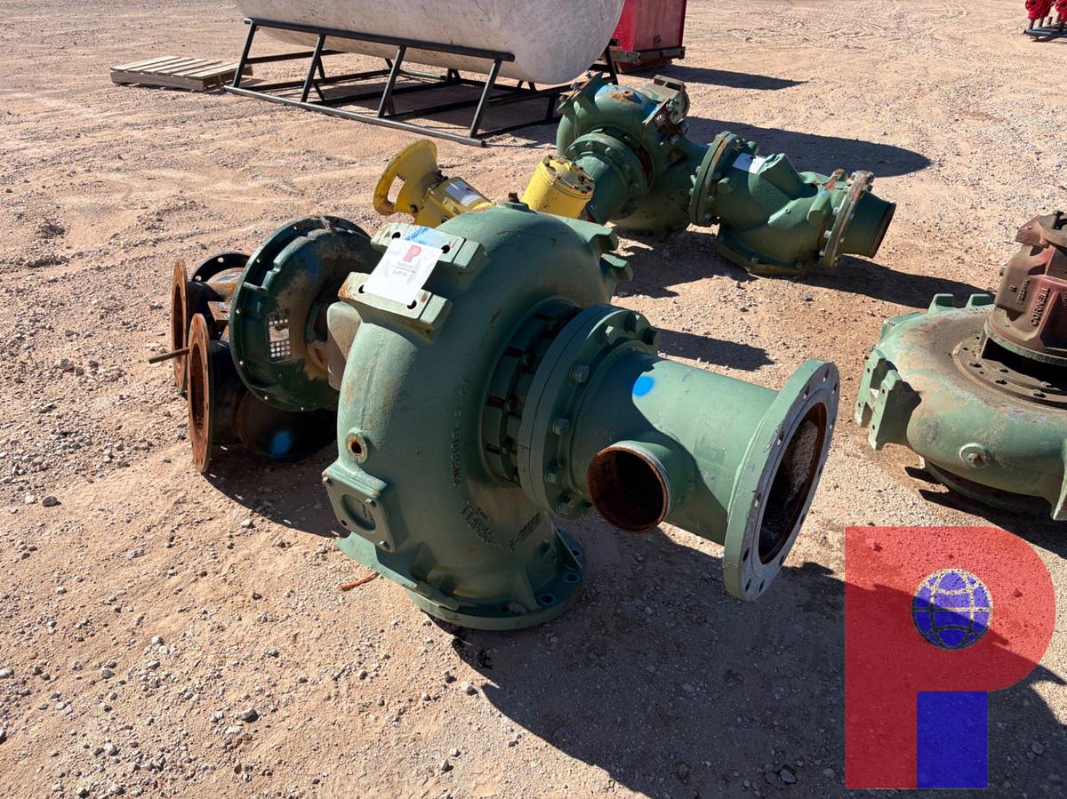 Used CORNELL D5808-2 12 X 13 CENT PUMP W/ DISCHARGE MANIFOLD