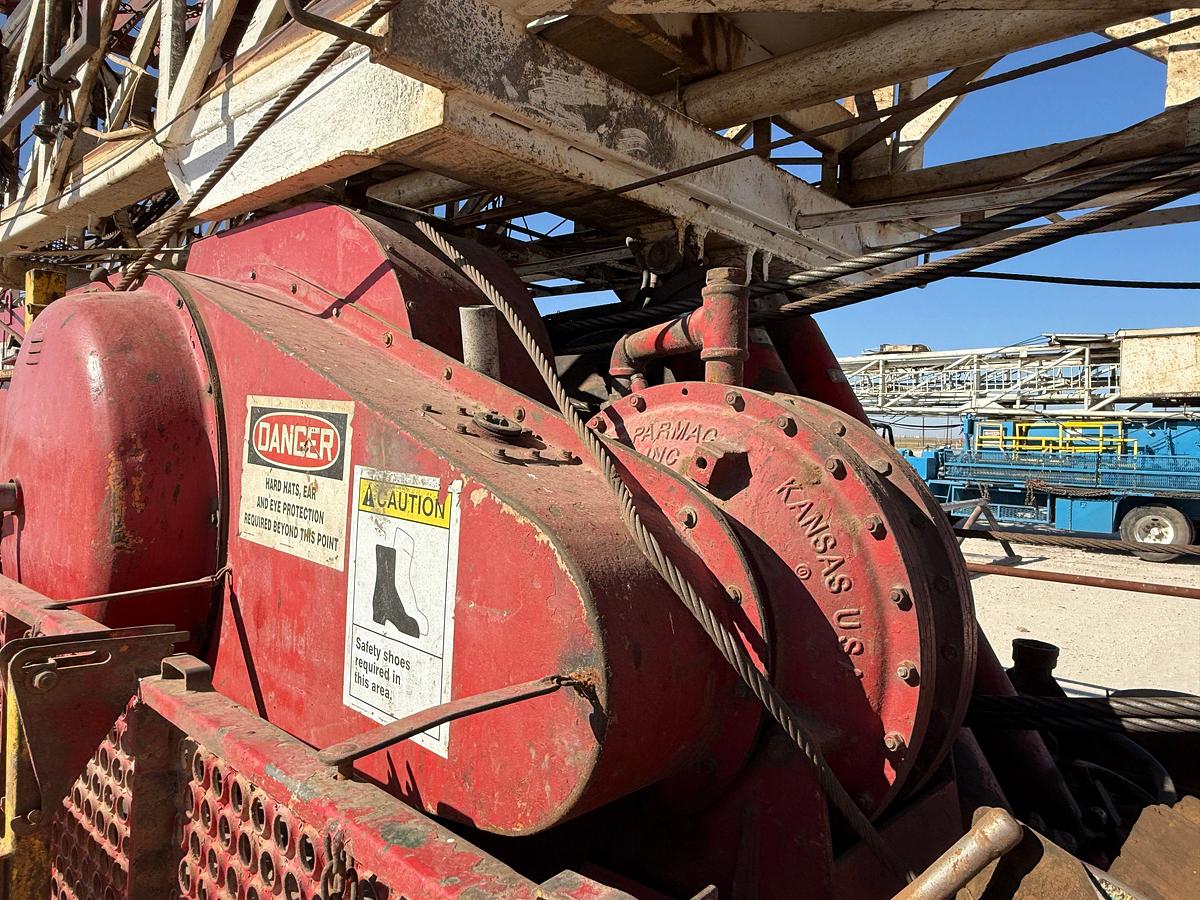 Used 1982 COOPER LTO-550 DD (97’-200K) 5-AXLE WORKING WELL SERVICE RIG PACKAGE LOTS TO INCLUDE 97 - 97F