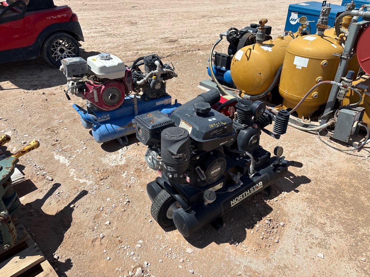 Used (1) Puma & (1) North Star gas powered air compressors