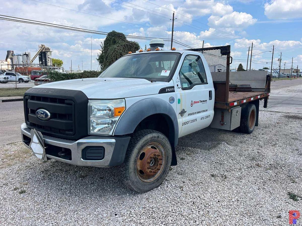 Used 2011 FORD F-550 XL SUPER DUTY FLATBED PICKUP (INOP)