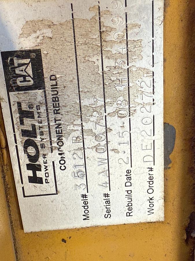 Used KATO 1204-KW DIESEL GENERATOR SET P/B CATERPILLAR 3512B 1621-HP