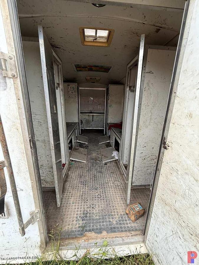 Used 2015 FOREST RIVER 14’ T/A BUMPER PULL CREW / DOGHOUSE TRAILER