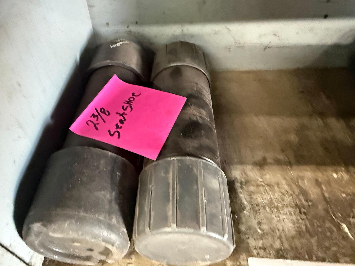 Used 2-3/8” - 2-7/8” SEATING SHOES, NIPPLES, & (1) 3-3/4” TITAN CARBIDE BALL & SEAT