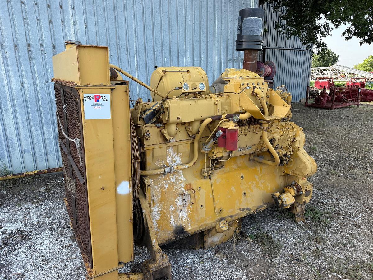 Used CATERPILLAR D353E DIESEL ENGINE W/ RADIATOR