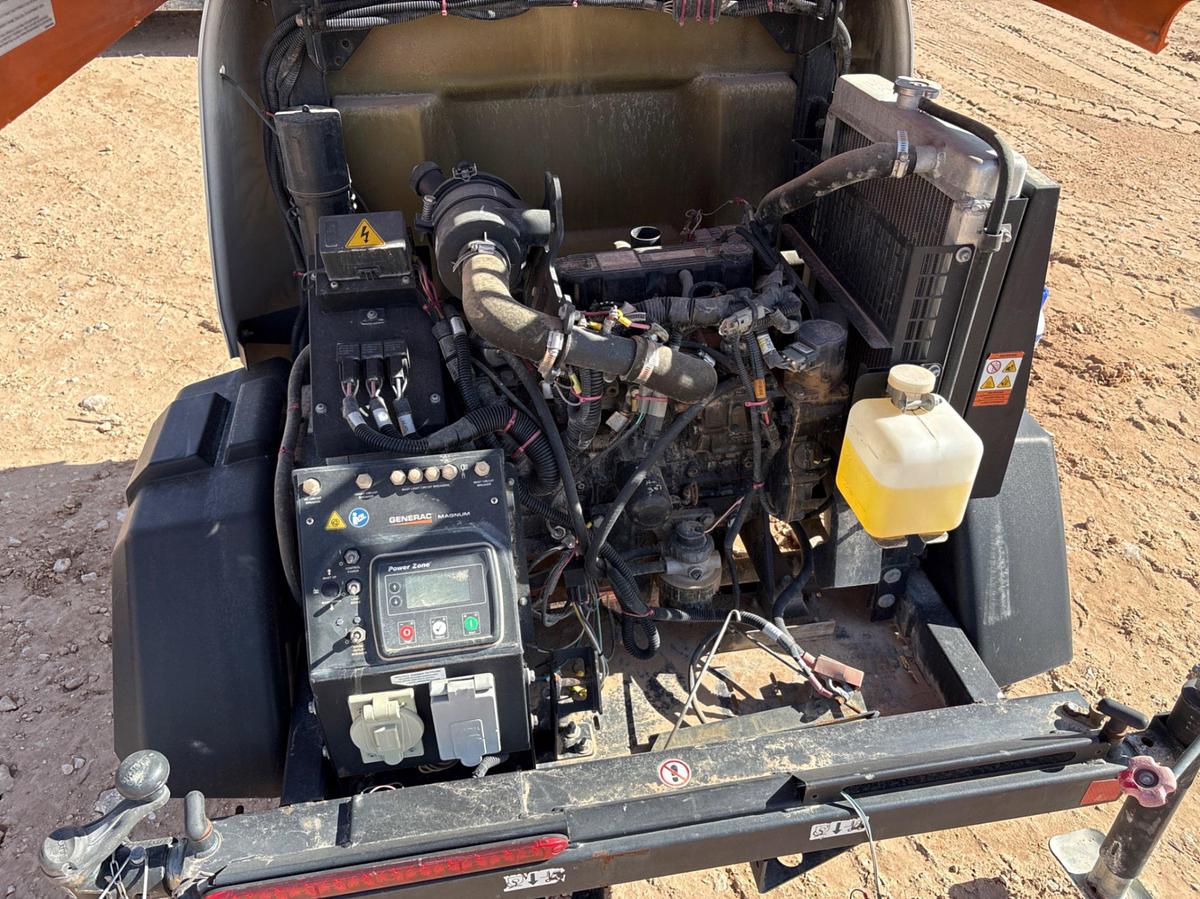 Used 2018 GENERAC MLT6SMD 6KW S/A BUMPER PULL LED LIGHT TOWER