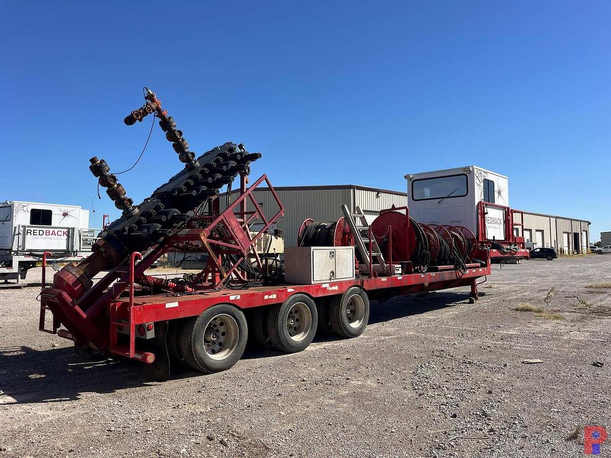 Used 2011 HYDRA RIG 48’ X 102” 3-AXLE COIL TUBING SUPPORT TRAILER