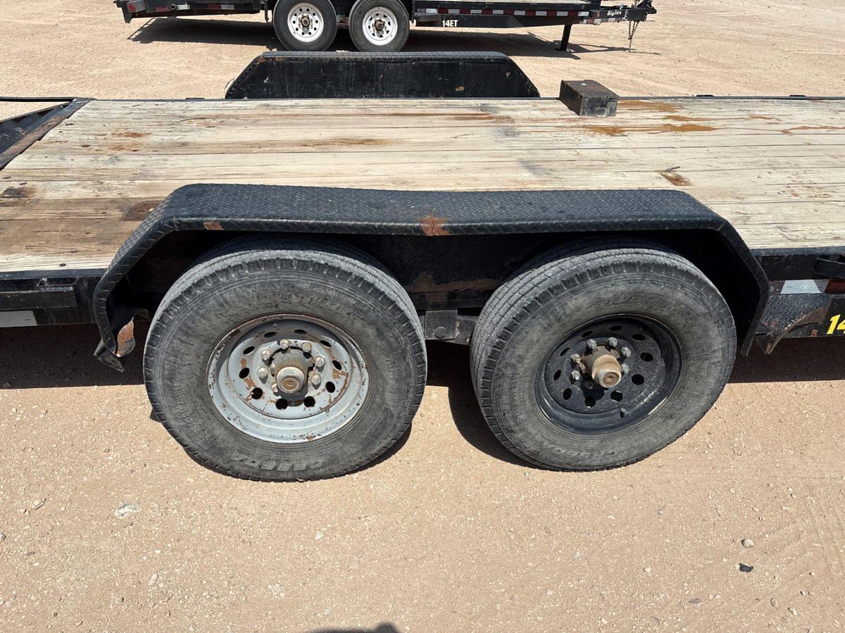 Used 2018 BIG TEX 20’ X 7’ T/A BUMPER PULL TRAILER