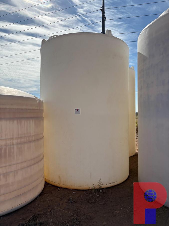 Used (2) 5,000 GALLON POLY TANKS