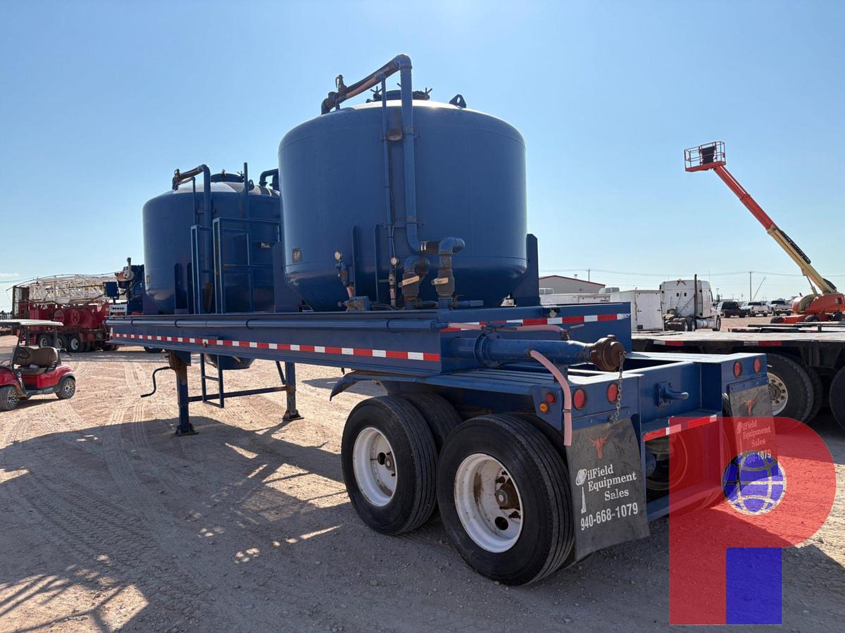 Used 2012 WADSWORTH 34’ X 8’ 660 2-POD T/A DRY BULK TANK TRAILER