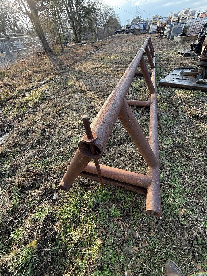 Used 28’ X 36” TRIANGULAR PIPE RACK