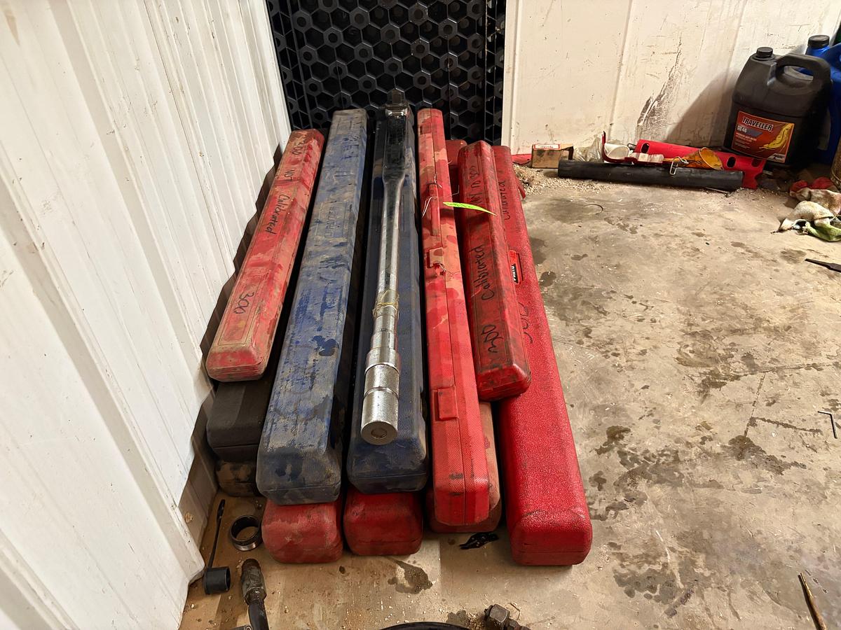 Used (12) assorted Carlyle & Proto torque wrenches