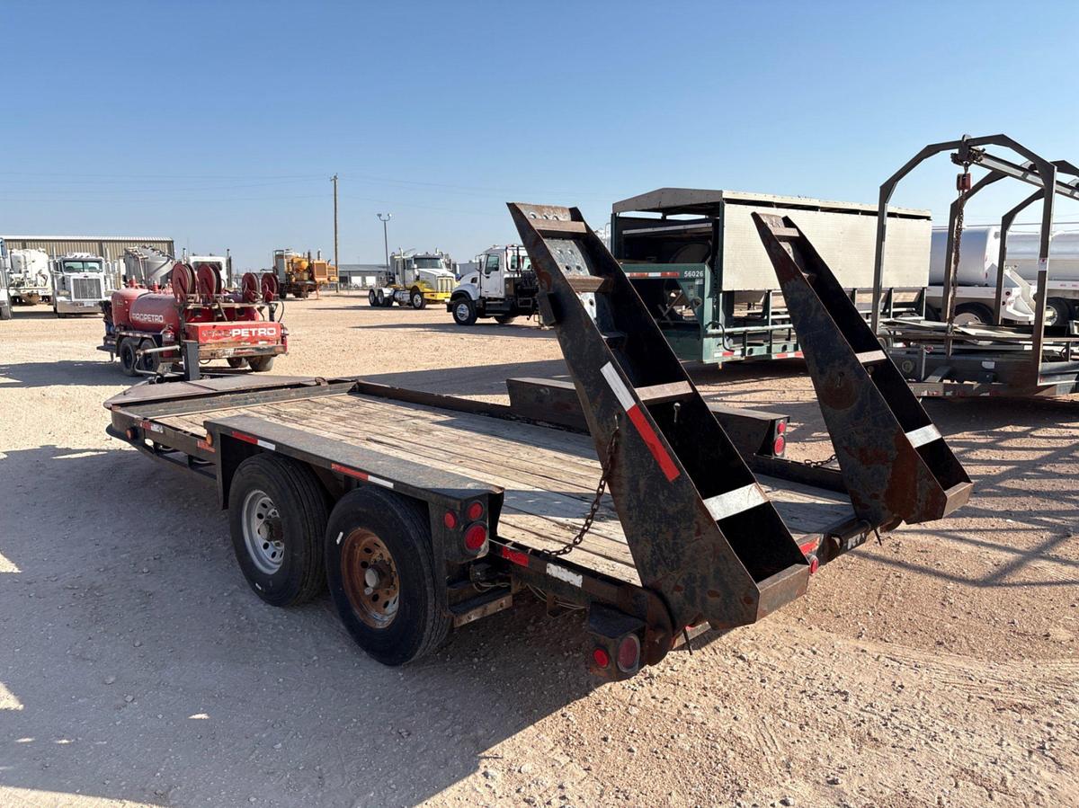 Used 2005 BELSHE 16’ X 81” T/A BUMPER PULL TRAILER