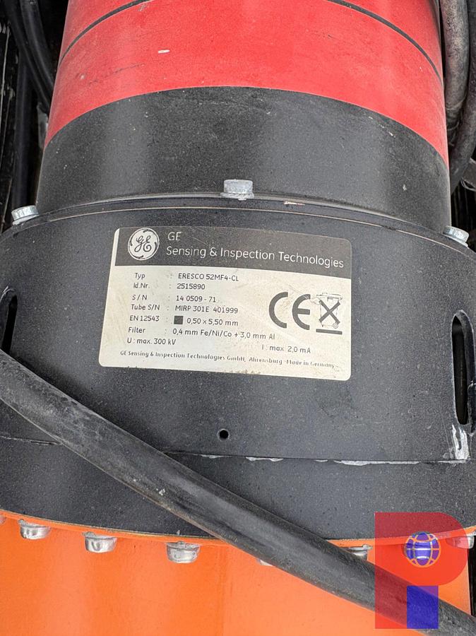 Used (2) GE SENSING & INSPECTION TECHNOLOGIES ERESCO 52MF4 PORTABLE X-RAY UNITS, PANORAMIC TUBE HEADS