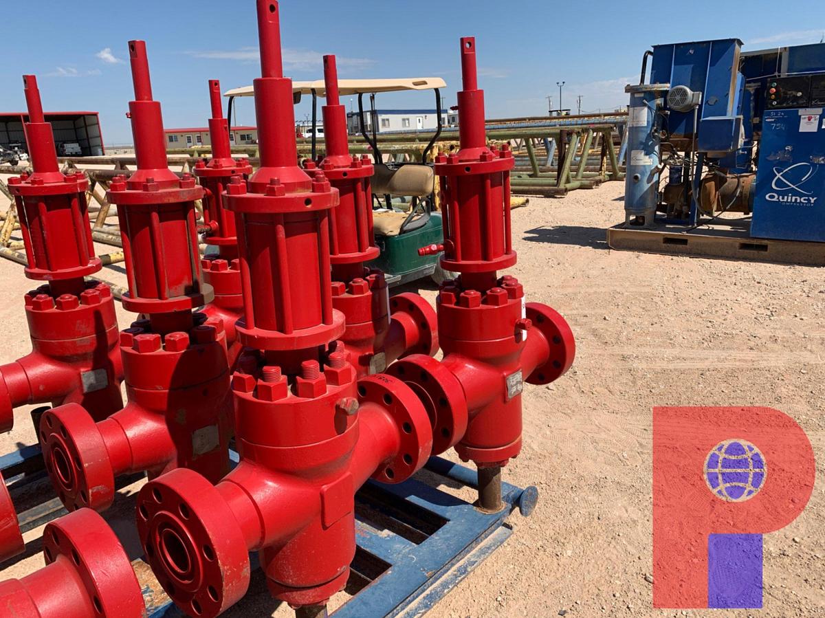 Used (2) 3” HYDRAULIC GATE VALVES