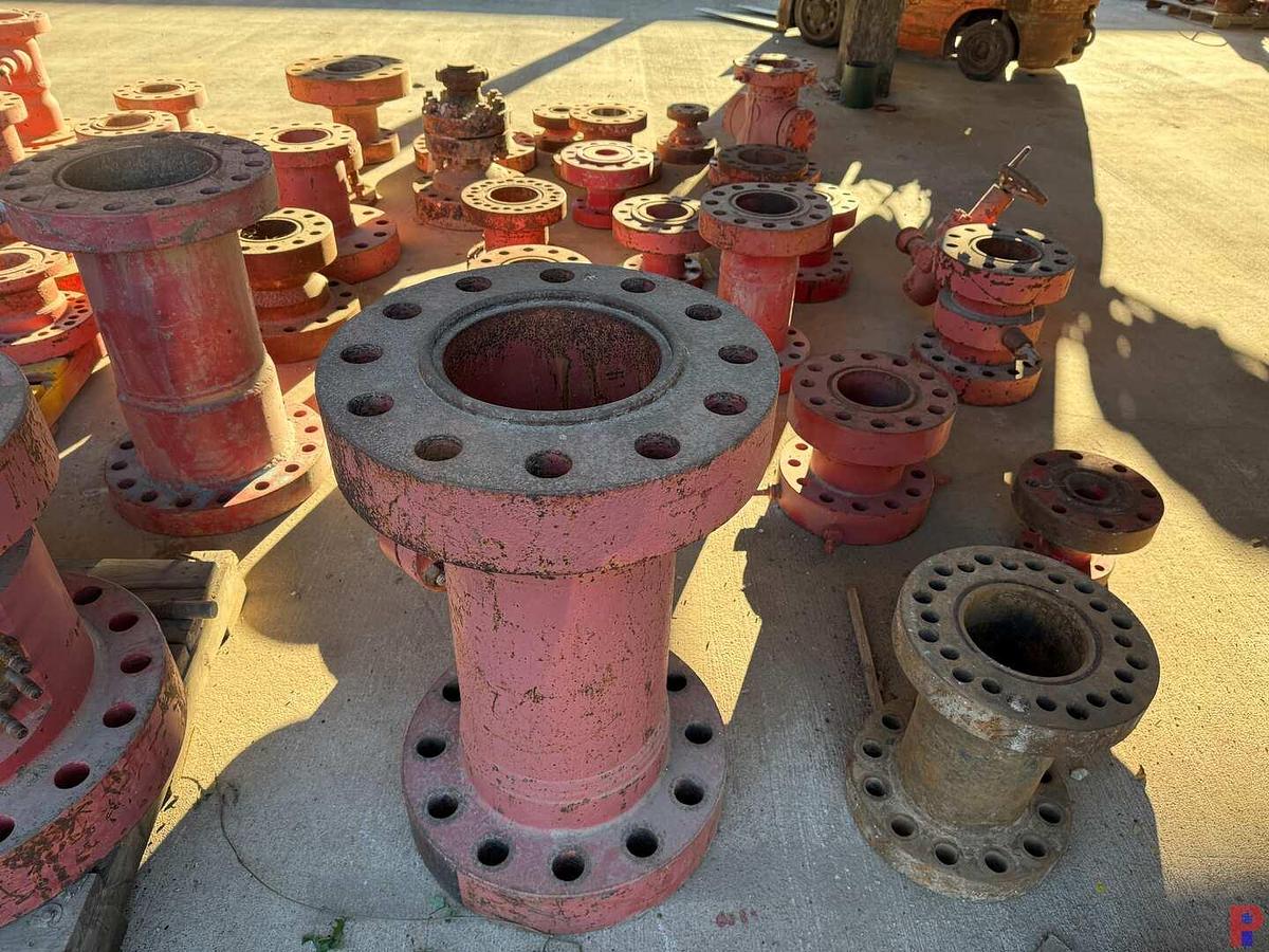 Used FLOOR SECTION OF (24) 2” - 11-1/2” WELL HEAD ADAPTER SPOOLS