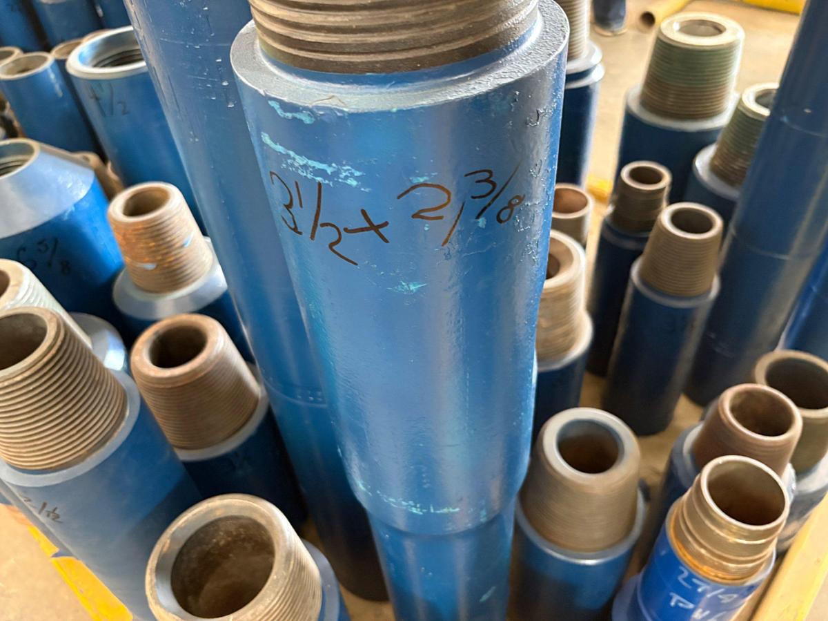 Used (35) assorted x-over subs