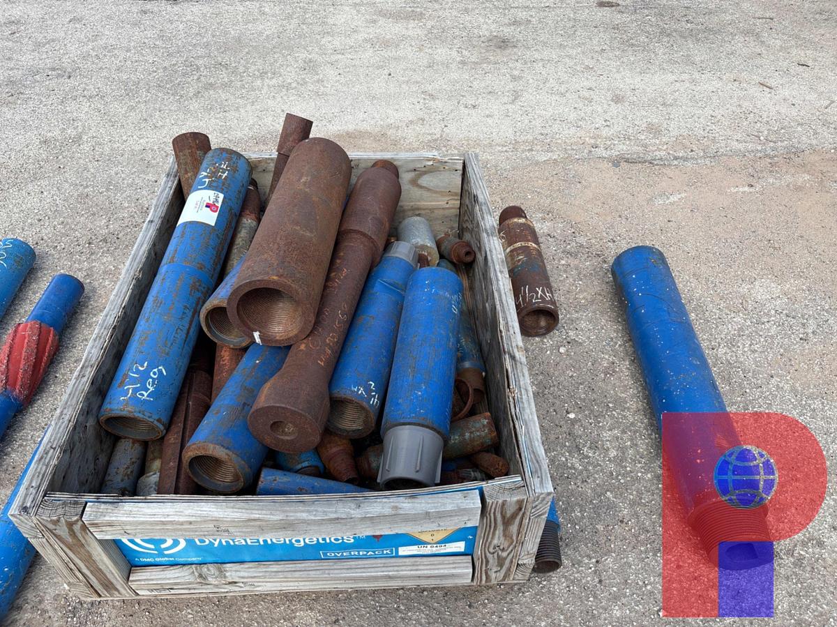 Used CRATE OF ASSORTED FISHING TOOLS