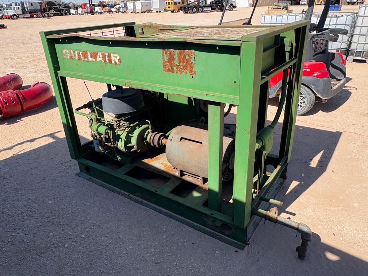 Used Sullair model: 12B-50H 200cfm electric air compressor