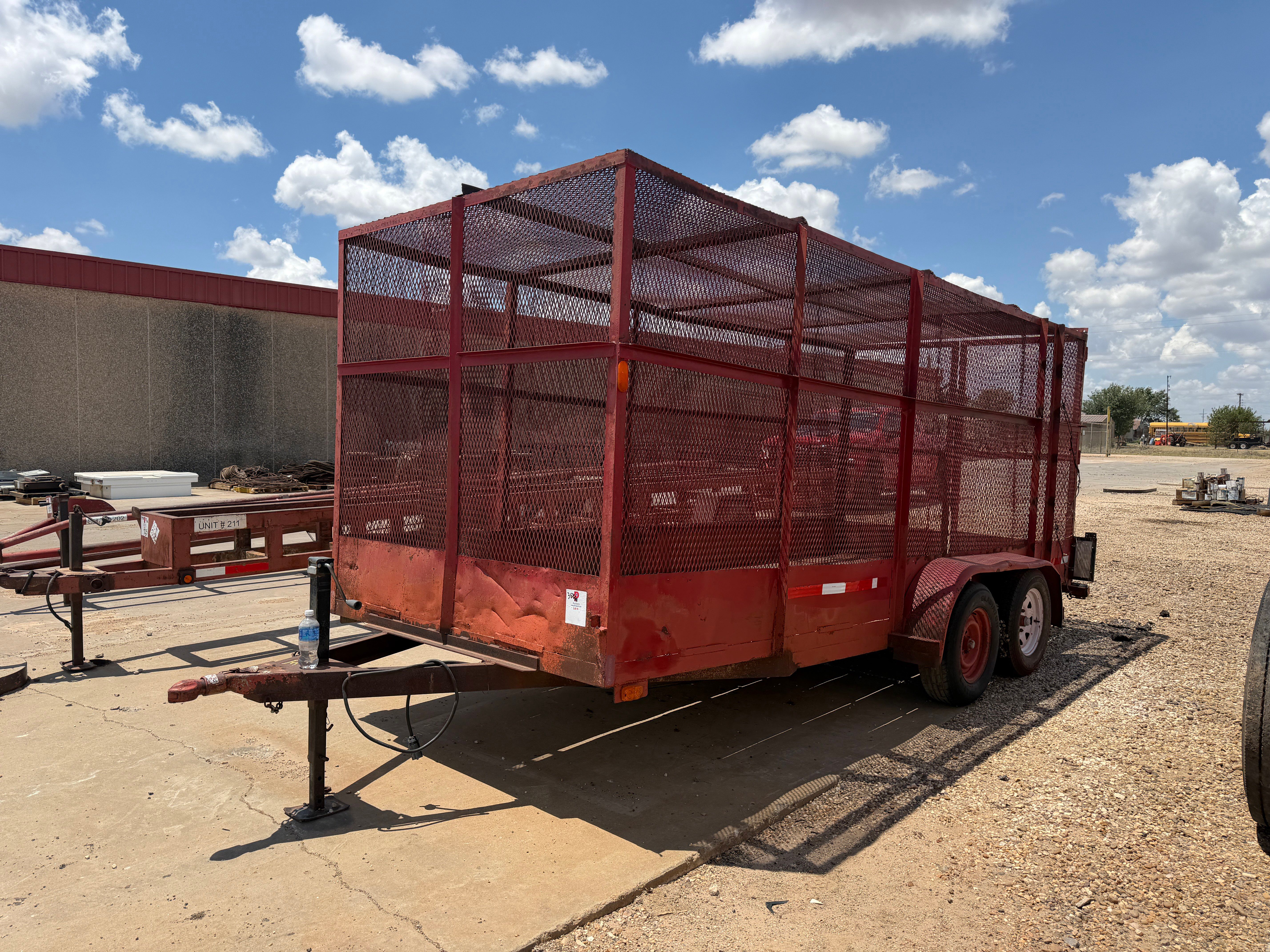 Used Shopbuilt 16’ t/a Trash Trailer