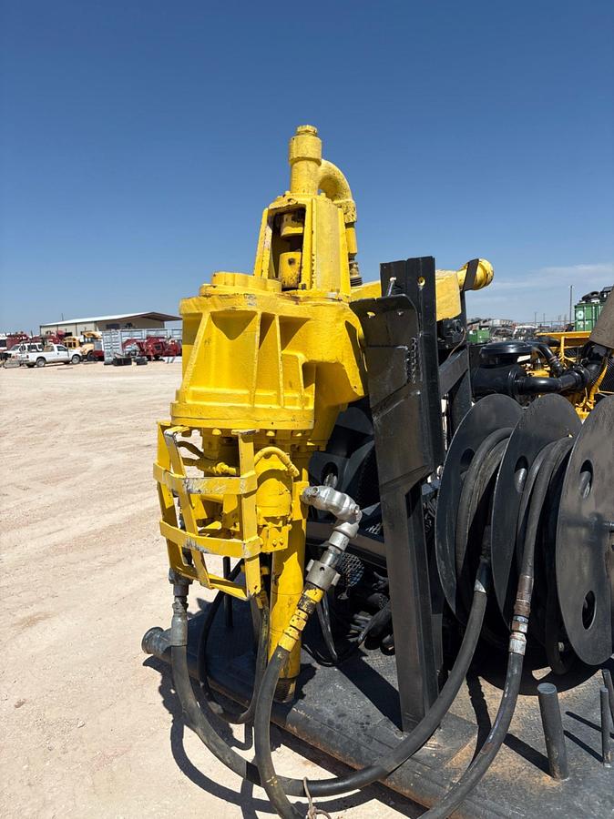 Used TDS 120-ton power swivel unit, skidded