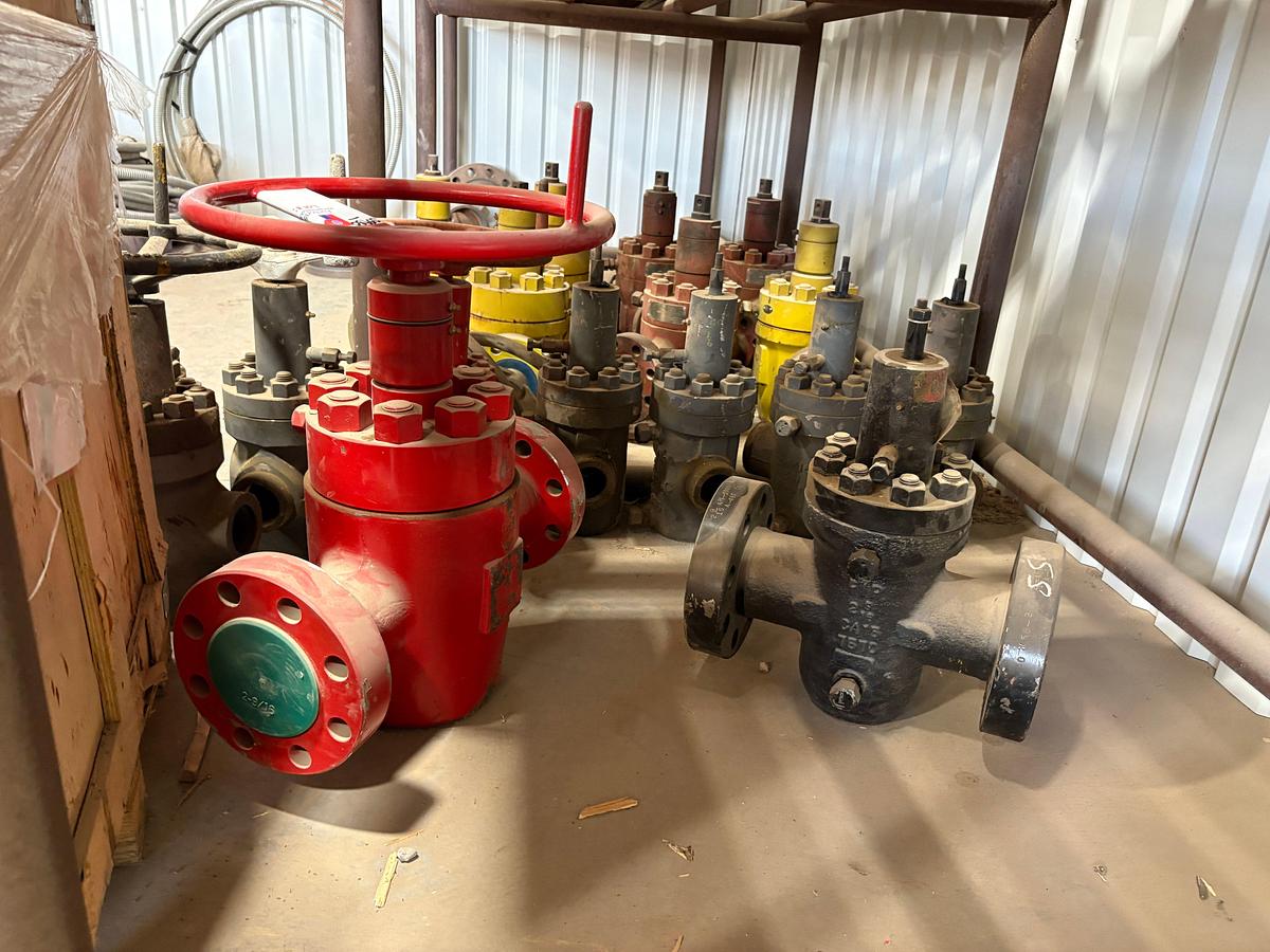 Used (10x$) (10) 2-1/16” & 2-9/16” gate valves