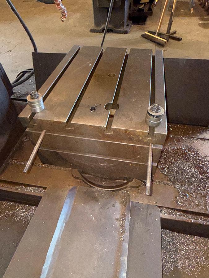 Used AMERICAN HOLE WIZARD 5FT. 13” COL. RADIAL ARM DRILL PRESS