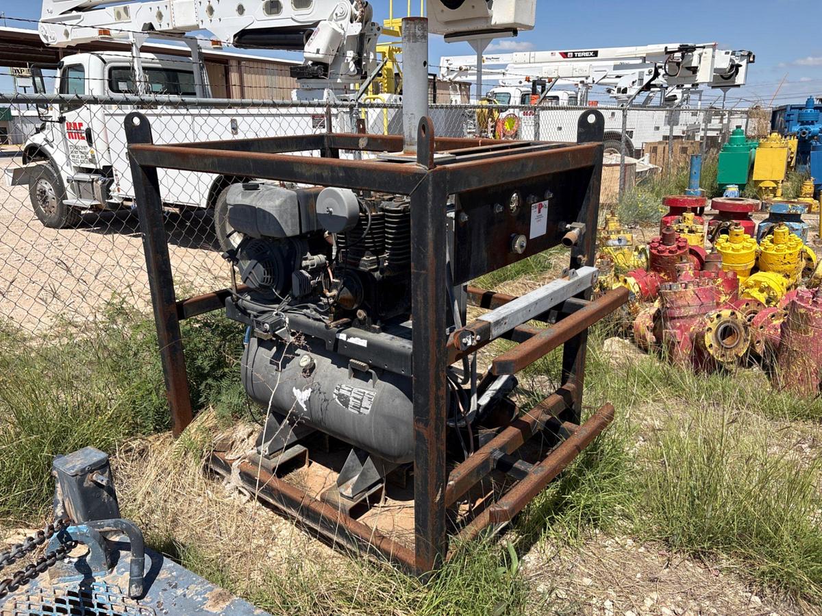 Used Bearing service & supply 5’ x 3.5’ pneumatic grease injection skid