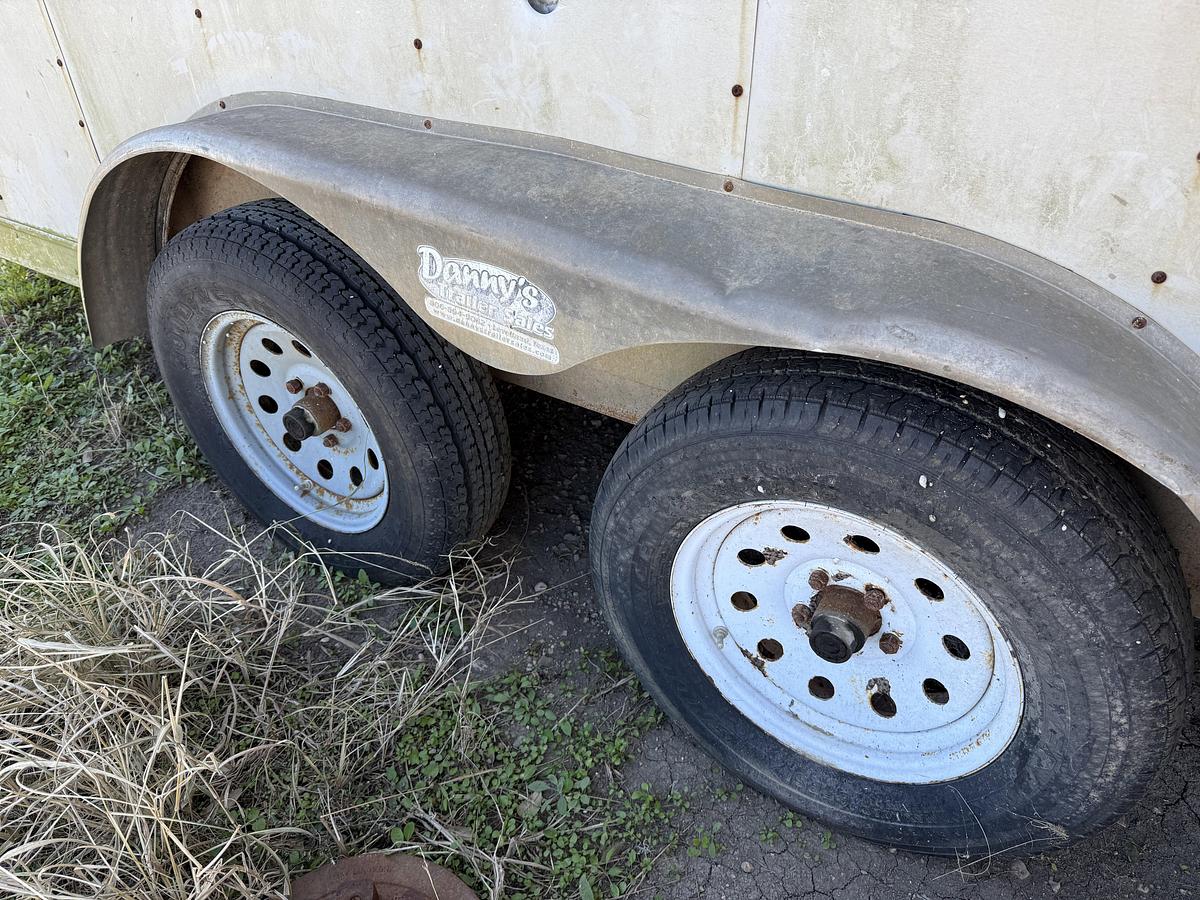 Used 12’ T/A BUMPER PULL DOGHOUSE TRAILER