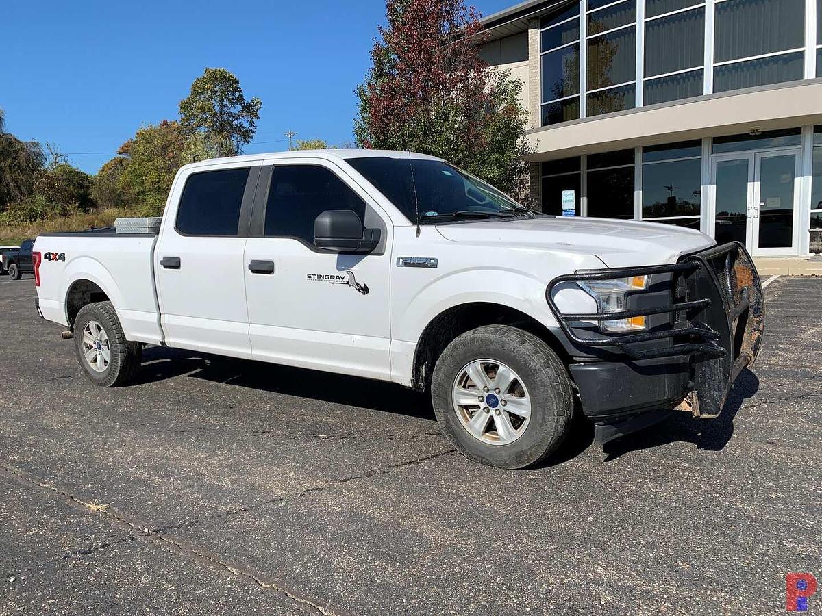 Used 2017 FORD F-150 XL 4X4 CREW CAB PICKUP