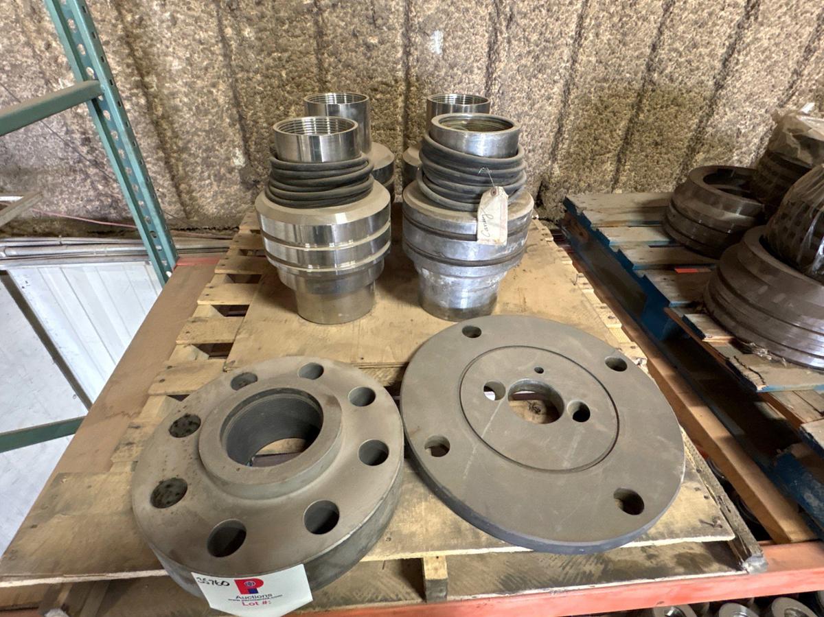 Used (4) 5-1/2” bore casing hangers w/ (1) 5-1/2” companion flange