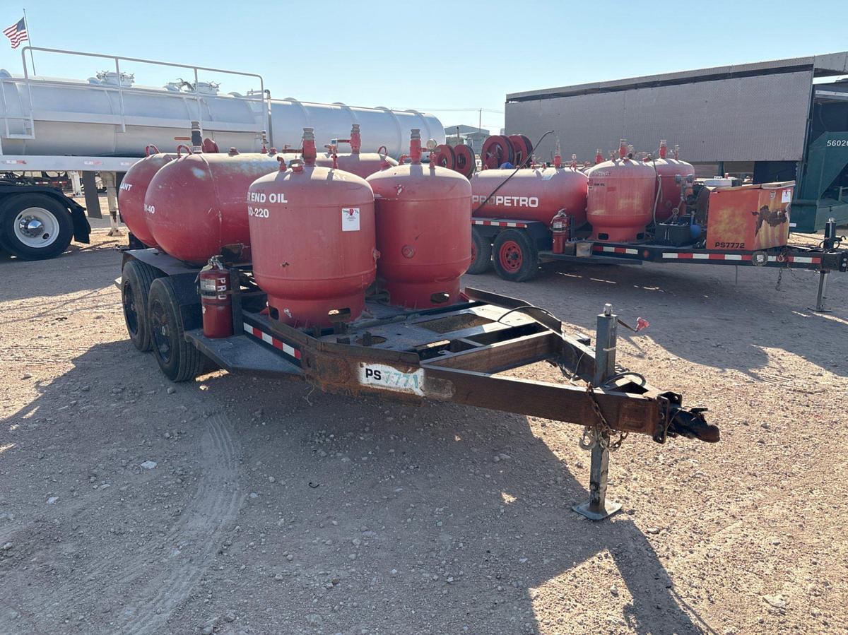 Used 2017 SAGE OIL VAC T/A BUMPER PULL LUBE TRAILER
