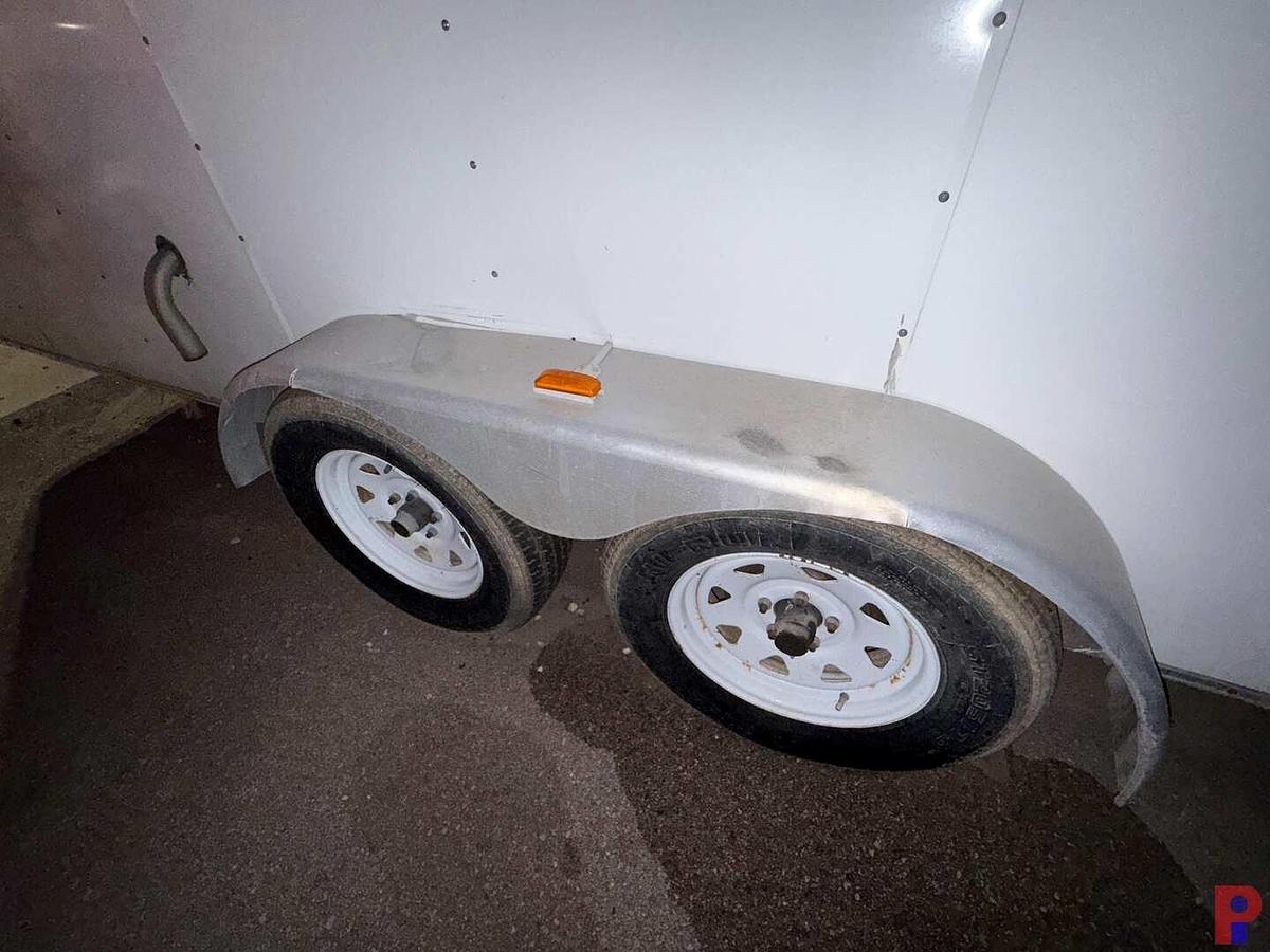 Used 2010 PACE AMERICAN 14’ T/A FUEL TRANSFER PUMP BUMPER CARGO TRAILER